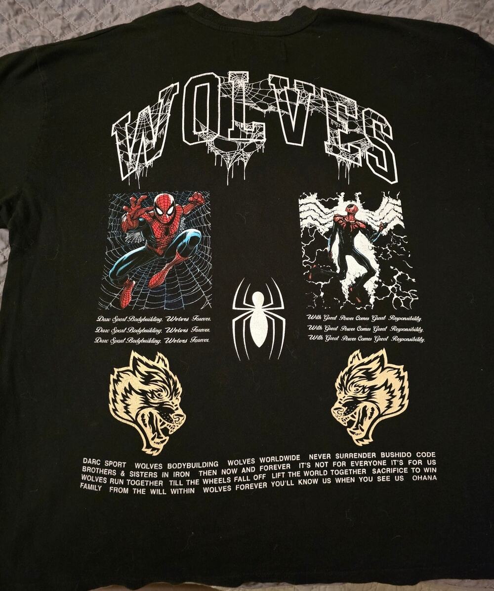 Darc Sport x Marvel Spider-Man WITH GREAT POWER XLARGE